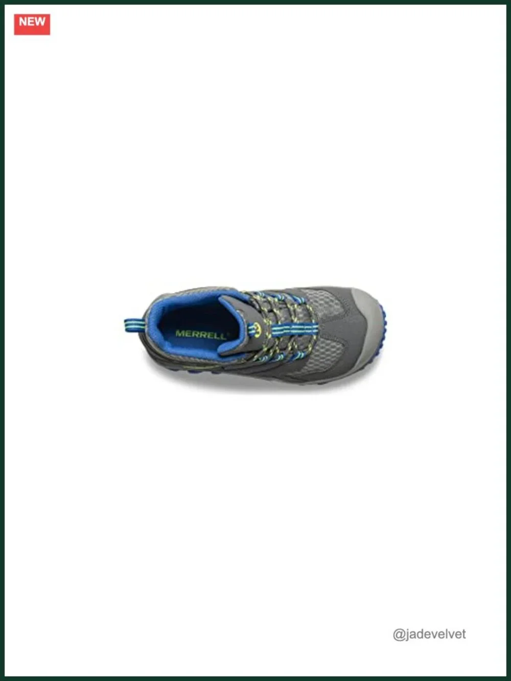 Waterproof Hiking Boot with Hook-and-Loop Closure